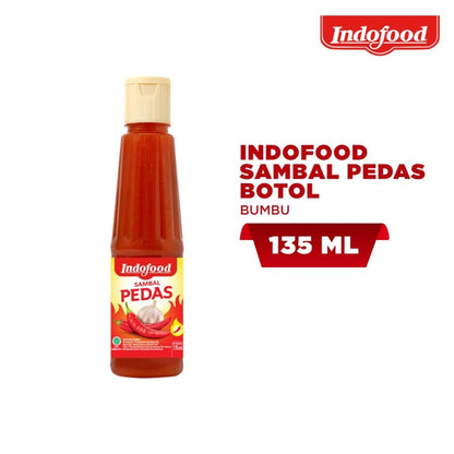 Indofood Sambal Pedas - Hot Sauce, 140 ml (1 bottle)