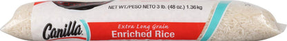 Goya Canilla Extra Long Grain White Rice, 3 Pound