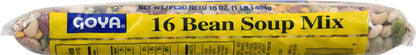 Goya 16 Bean Soup Mix No. 1 Grade, 14 oz, 1 bag