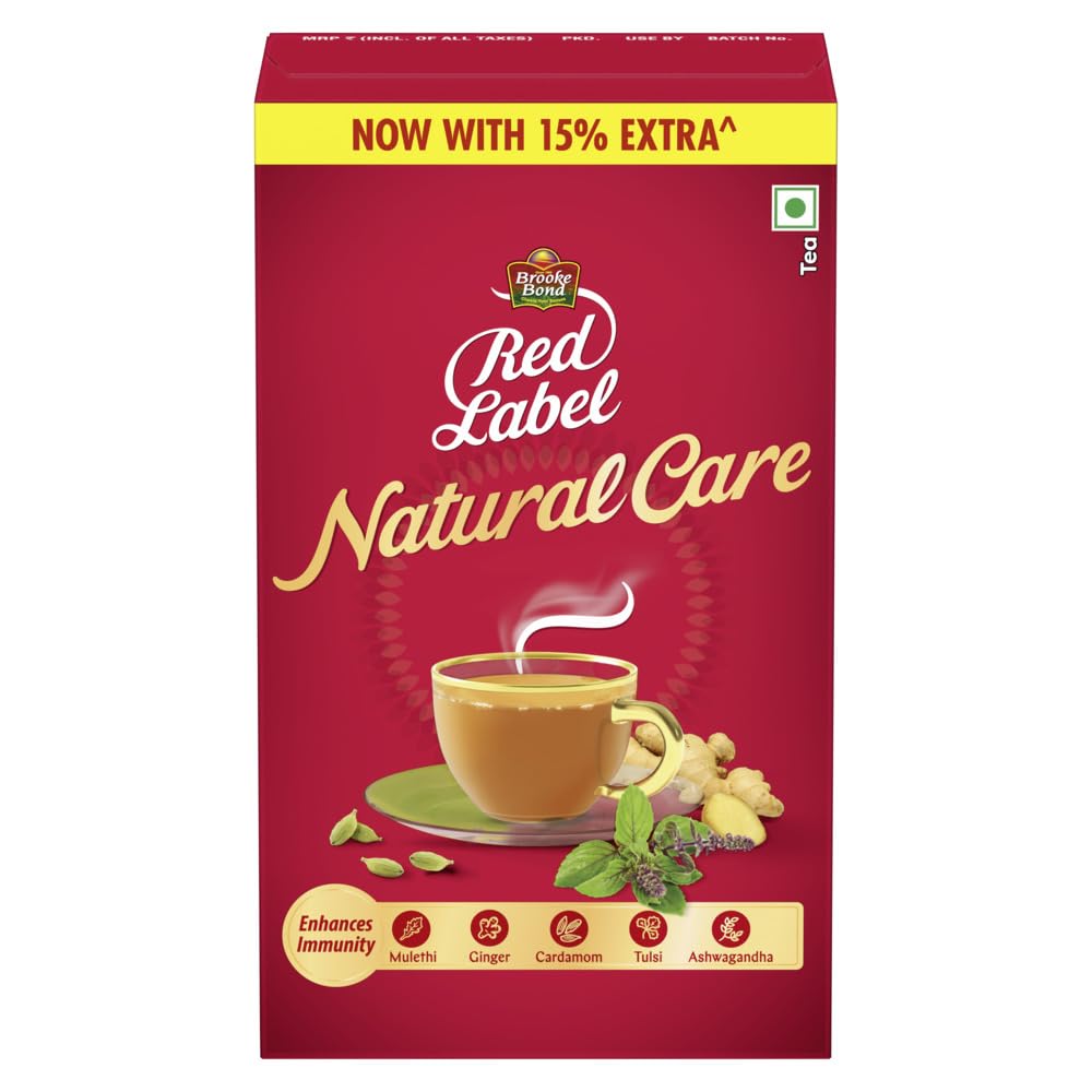 Brooke Bond Red Label -Natural Care(5 Ayurvedic Ingredients)500g