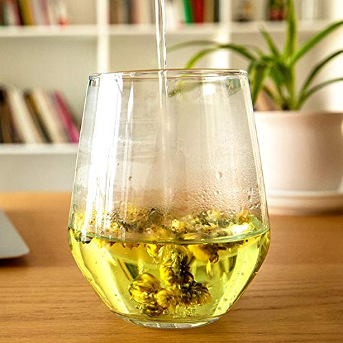 ChaWuWarmSun Chrysanthemum Tea,3.5oz/100g,White Chrysanthemum Bud,HangZhou TongXiang Tai Ju,Chinese Flower Tea