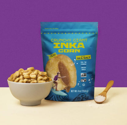 Inka Corn Nuts, Gluten Free Roasted Giant Corn, Original Flavor, 4 Ounce (Pack of 6)