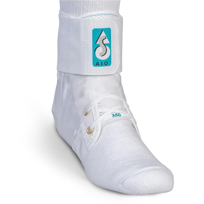 Med Spec ASO Ankle Stabilizer - Lace Up Ankle Brace for Sprained Ankle and Peroneal Tendonitis, Orthopedic Ankle Support for Men, Women, Adults, Teens and Kids, Sports Injury Recovery