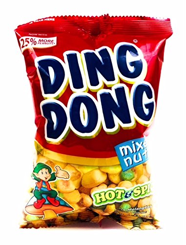 Ding Dong Snack Mixed Nuts Hot and Spicy 3.53oz 3 pack