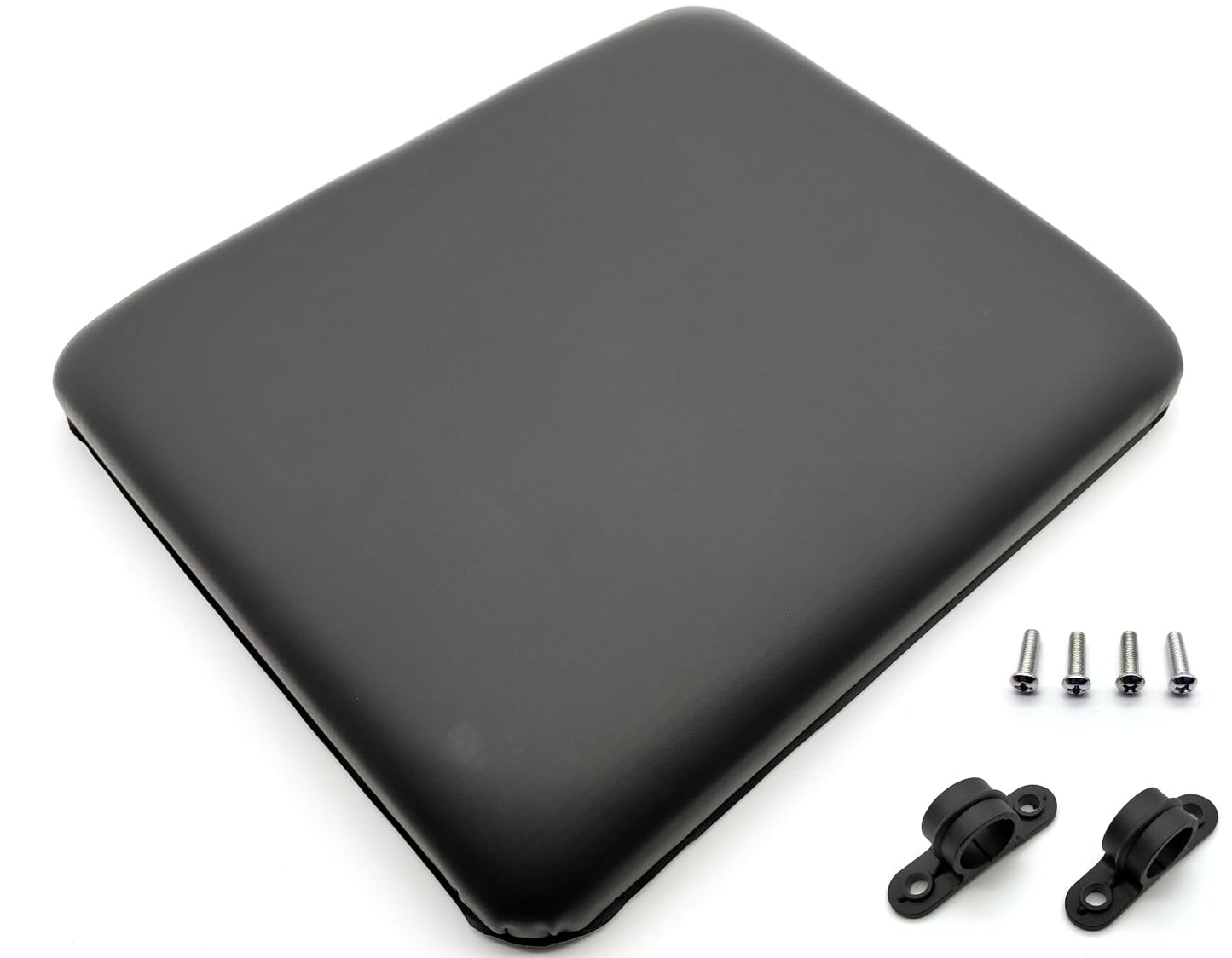 Rollator seat Cushion,Rollator pad,Rollator Walker Replacement Seat, Padded Seat with Stand, with Storage Bag,W/Hardware, 14.2" * 11.8". Universal Replacement Rollators Parts. (1Ea Black)