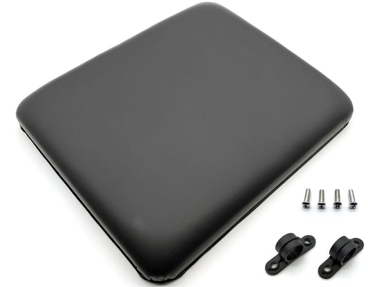 Rollator seat Cushion,Rollator pad,Rollator Walker Replacement Seat, Padded Seat with Stand, with Storage Bag,W/Hardware, 14.2" * 11.8". Universal Replacement Rollators Parts. (1Ea Black)