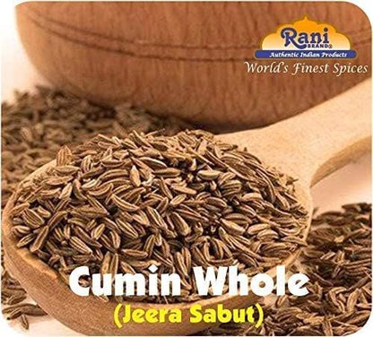 Rani Cumin Seeds Whole (Jeera) Spice 7oz (200g) ~ All Natural | Gluten Friendly | NON-GMO | Kosher | Vegan | Indian Origin