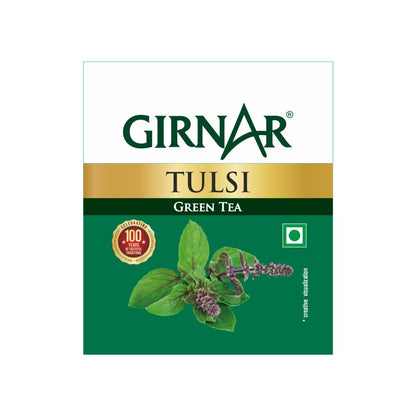 Girnar Green Tea With Tulsi (Basil Leaves) (36 Tea Bag)