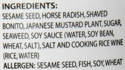 JFC Wasabi Furikake Rice Seasoning, 1.7 Ounce (Pack of 30)