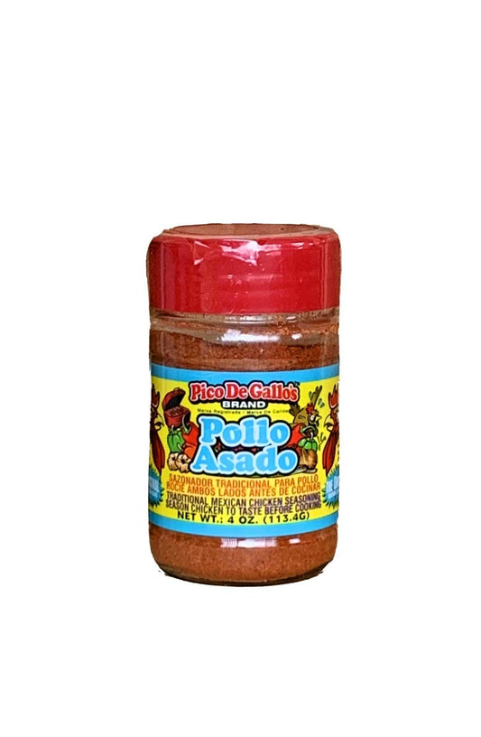 Pico De Gallo's Authentic Pollo Asado Seasoning, 4oz, Locally Produced