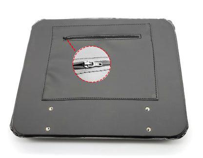 Rollator seat Cushion,Rollator pad,Rollator Walker Replacement Seat, Padded Seat with Stand, with Storage Bag,W/Hardware, 14.2" * 11.8". Universal Replacement Rollators Parts. (1Ea Black)