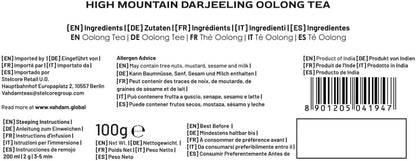 VAHDAM, High Mountain Oolong Tea Leaves From Himalayas (50+ Cups, 3.53oz) Strong & Robust Oolong Tea | High Elevation Grown | Vacuum Sealed | Brew Hot, Iced, Kombucha Tea | Loose Leaf Tea