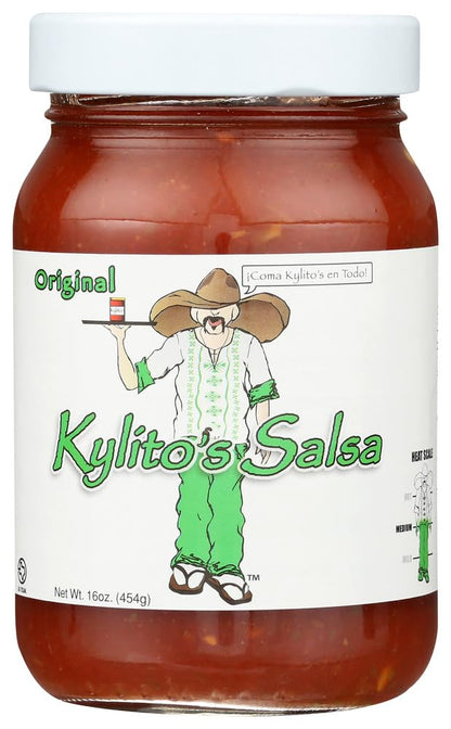 Kylito's Salsa 16oz Jar (Pack of 3) (Choose Flavor Below) (Original - Little Heat)