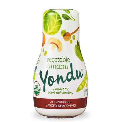 YONDU Organic Umami Seasoning Sauce: Replacement for Liquid Aminos, Fish Sauce, Soy Sauce. Non GMO, 100% Plant Based, Gluten Free (9.3 fl oz)