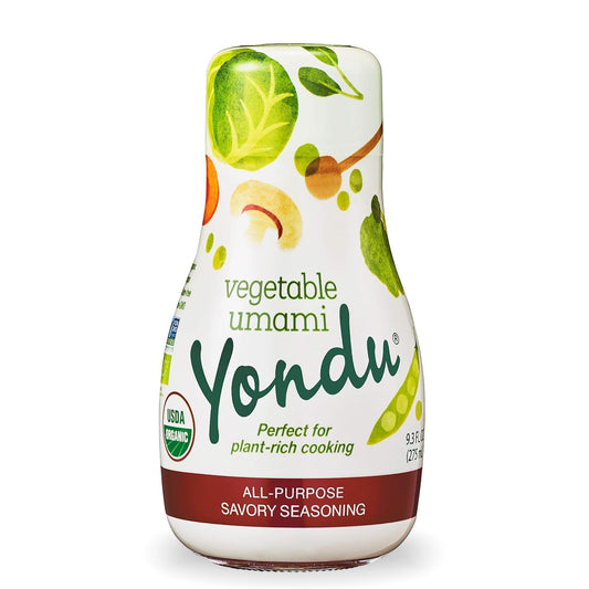 YONDU Organic Umami Seasoning Sauce: Replacement for Liquid Aminos, Fish Sauce, Soy Sauce. Non GMO, 100% Plant Based, Gluten Free (9.3 fl oz)