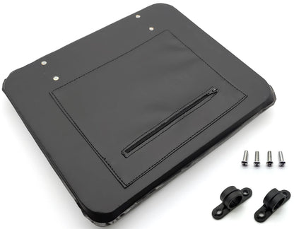 Rollator seat Cushion,Rollator pad,Rollator Walker Replacement Seat, Padded Seat with Stand, with Storage Bag,W/Hardware, 14.2" * 11.8". Universal Replacement Rollators Parts. (1Ea Black)