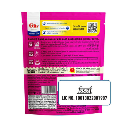 Gits Gulab Jamun Mix, 3.5 Ounce
