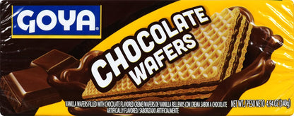 Goya Foods Chocolate Wafers, 4.94 Ounce (Pack of 24)