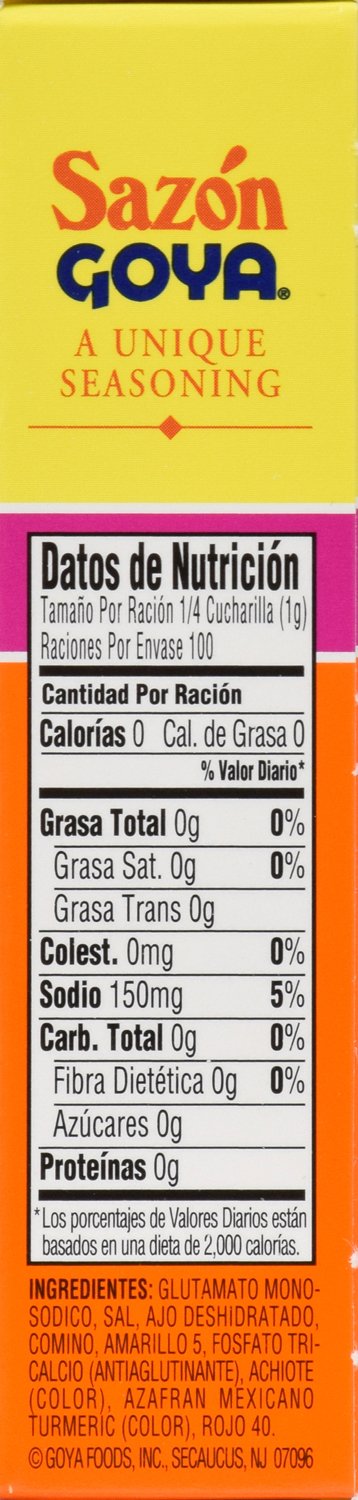Goya Sazón Seasoning With Azafran, 3.52 Oz