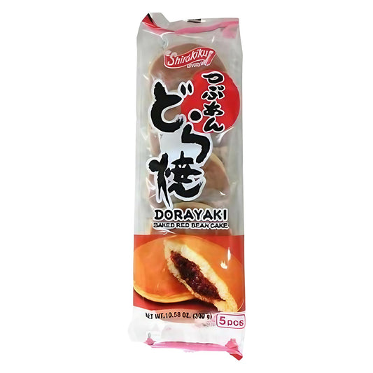 Shirakiku Dorayaki Red Bean Japanese Snacks – Mini Red Bean Pancakes from Japan – Sweet Asian Snacks, Popular Japanese Treat, 10.58 oz (Pack of 1)