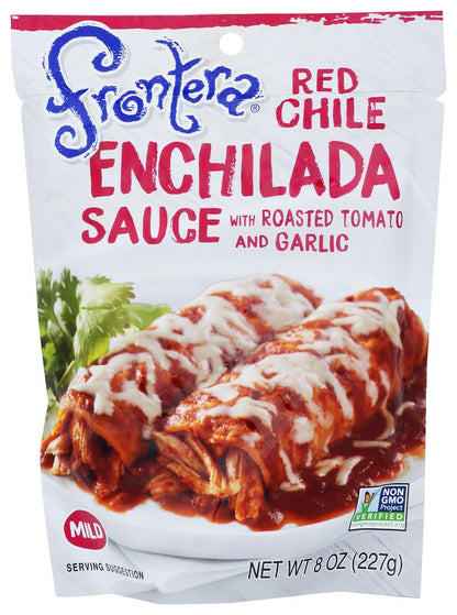 Red Chile Enchilada Sauce 8 Ounces (Case of 6) by Frontera Foods by Frontera Foods