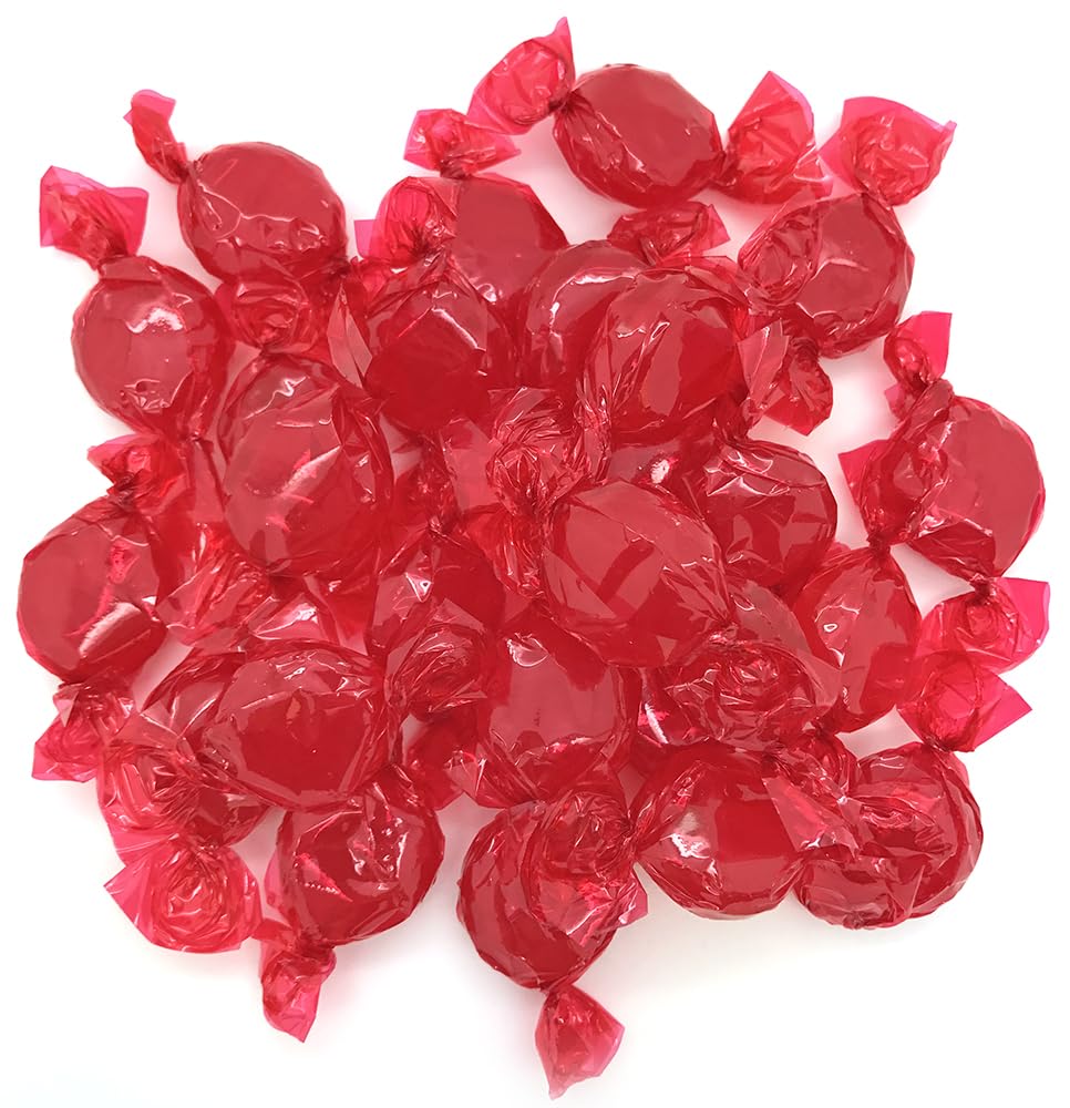 SweetGourmet Cinnamon Discs Hard Candy, Red Wrapper, Bulk Wrapped, Gluten-Free, 2 Pounds