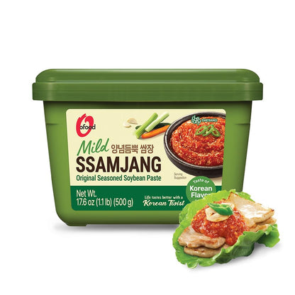 Ssamjang Korean Soybean Paste Sauce for BBQ, Lettuce Wraps, Rice, Vegetables, and Meat | Korean Flavor, Bold & Savory - O’food