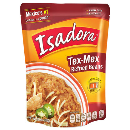 Isadora Tex-Mex Refried Beans, 15.2-Ounce (Pack of 8)