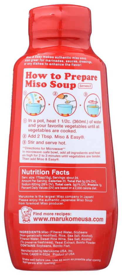 Marukome Miso Easy Original - 13.8 oz (Pack of 3)