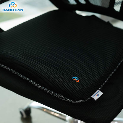 Gel Seat Cushion Pressure Absorbs Honeycomb Sitter Elastic Support Chair Pad for Office, Dinner, Driving, Wheelchair & Mobility Scooter Cushions Comfort Large Seat Cushion (1.2 inch)
