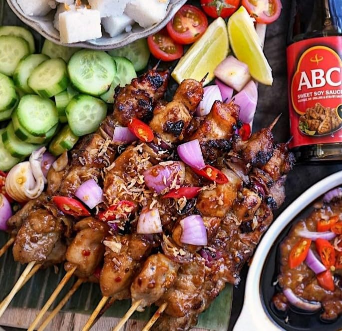 ABC Sweet Soy, Black Dark Marinade, 20.3 Oz, Savory Sauce, Dip, Stir-fry, Glaze, Vegan, No MSG, Plant-based, Halal, Umami Flavor, Indonesian Kecap Manis Made with Coconut Sugar