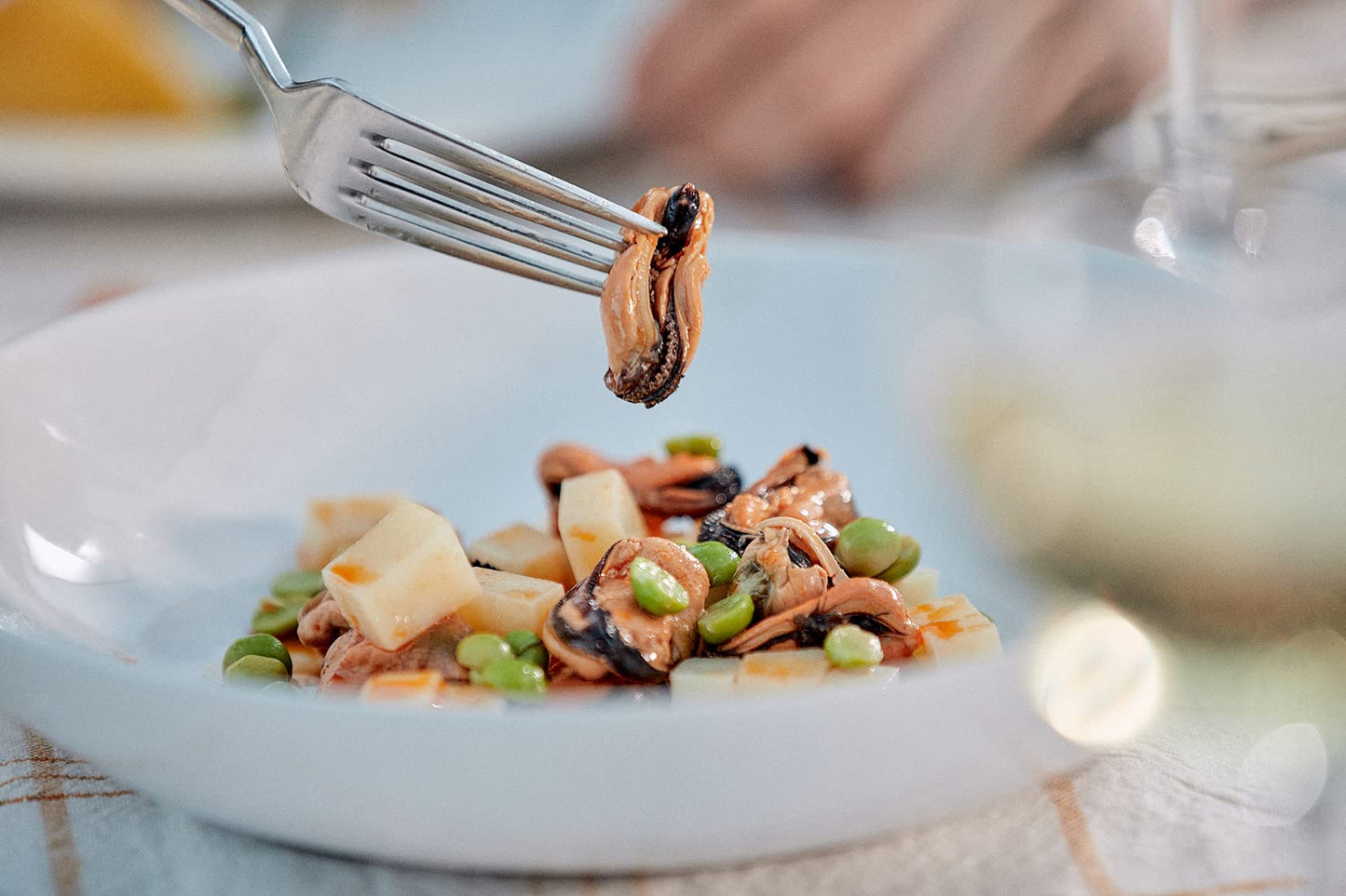 Matiz España Mussels in Extra Virgin Olive Oil & Apple Cider Vinegar | 3.92 oz. - 2 Pack | Handcrafted in Galicia, Spain | Sustainably Cultivated Mussels with Spices |