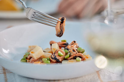 Matiz España Mussels in Extra Virgin Olive Oil & Apple Cider Vinegar | 3.92 oz. - 2 Pack | Handcrafted in Galicia, Spain | Sustainably Cultivated Mussels with Spices |