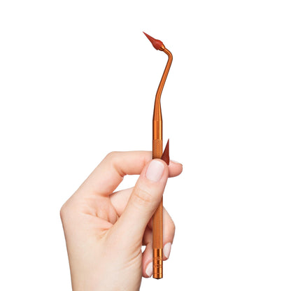 GUM Stimulator Permanent Handle - Long Handled Massager Remove Plaque & Promote Health (Handle + 2 Refill Packs)