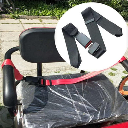 Yakitoko Wheelchair Stretcher Ambulance Airplane Strap Seat Belt Quick Release Adjustable with Metal Buckle 47.3 in
