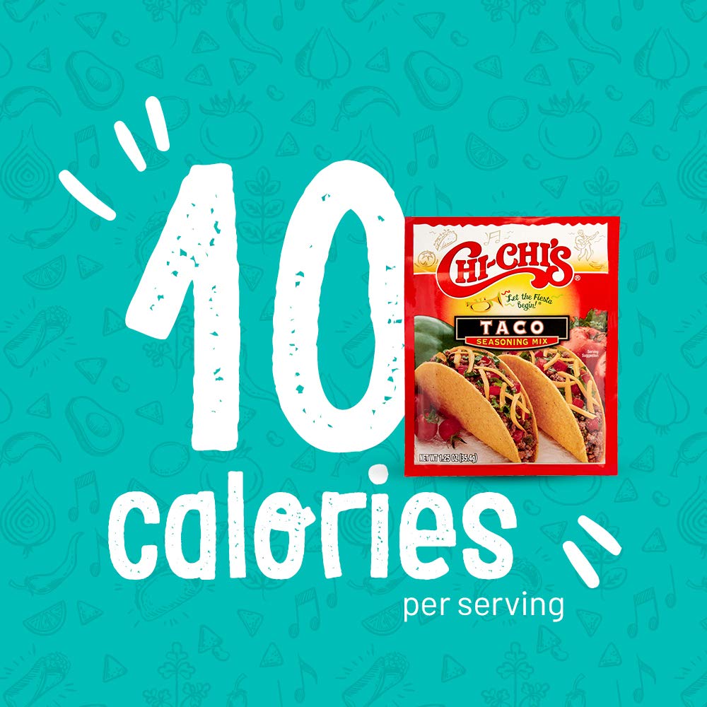 CHI-CHI’S Taco Seasoning Mix, 1.25-Ounce (Pack of 24)