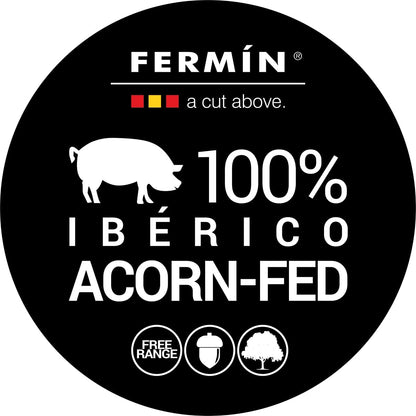 Fermin Sliced Iberico de Bellota Pork Loin – 2 oz | 100% Acorn-Fed | Authentic Spanish Lomo