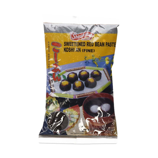 Shirakiku Red Bean Paste Koshi AN (Fine) | Japanese Sweetened Red Bean with Sugar and Water, No Artificial Coloring | Perfect for Asian Desserts - 17.6oz Single Pack