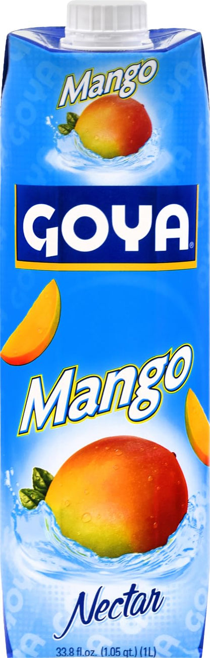 Goya Foods Mango Nectar 33.8 Ounce (Pack of 6)