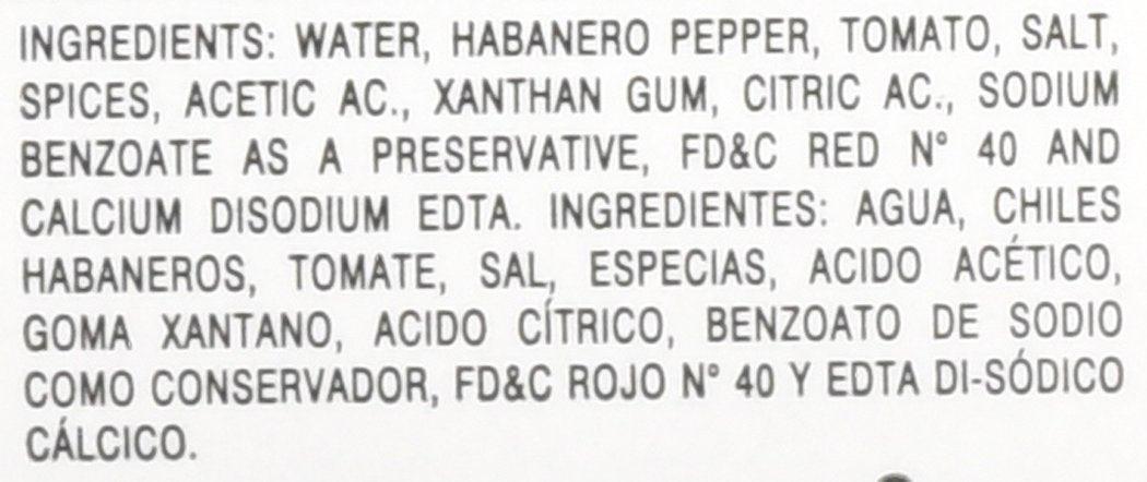 El Yucateco Red Habanero Hot Sauce, 4 Fl Oz (Pack of 4)