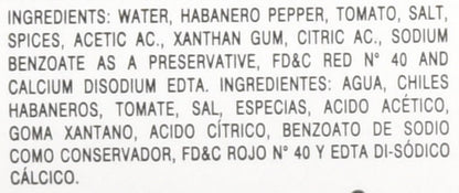 El Yucateco Red Habanero Hot Sauce, 4 Fl Oz (Pack of 4)