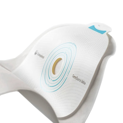 SenSura Mio Ostomy Pouch Drainable 1-3/8 Inch Stoma 11 Inch Length, Maxi 1pc System Opaque Gray 10476, 10 Ct