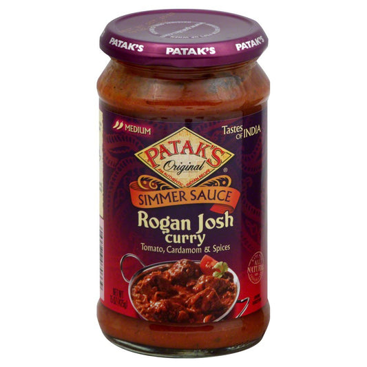 Pataks Rogan Josh Simmer Sauce, 15 oz