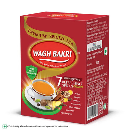 Wagh Bakri Masala Chai Spiced Tea - 250g Unique Blend of 7 Refreshing Spices