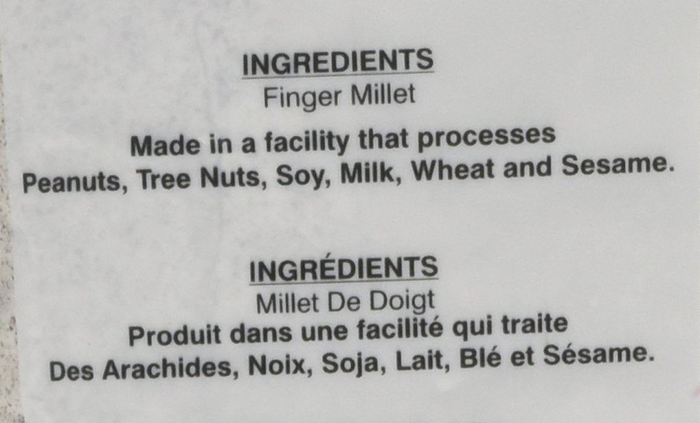 Udupi Ragi (Finger Millet) Flour - 907 Grams, 2 lbs (Pack of 2)