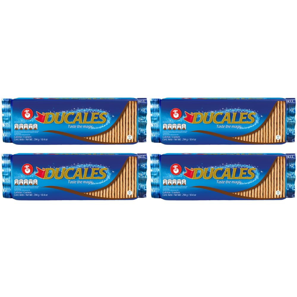 Ducales Crackers, Taste the Magic, 10.37 Oz (Pack of 4)