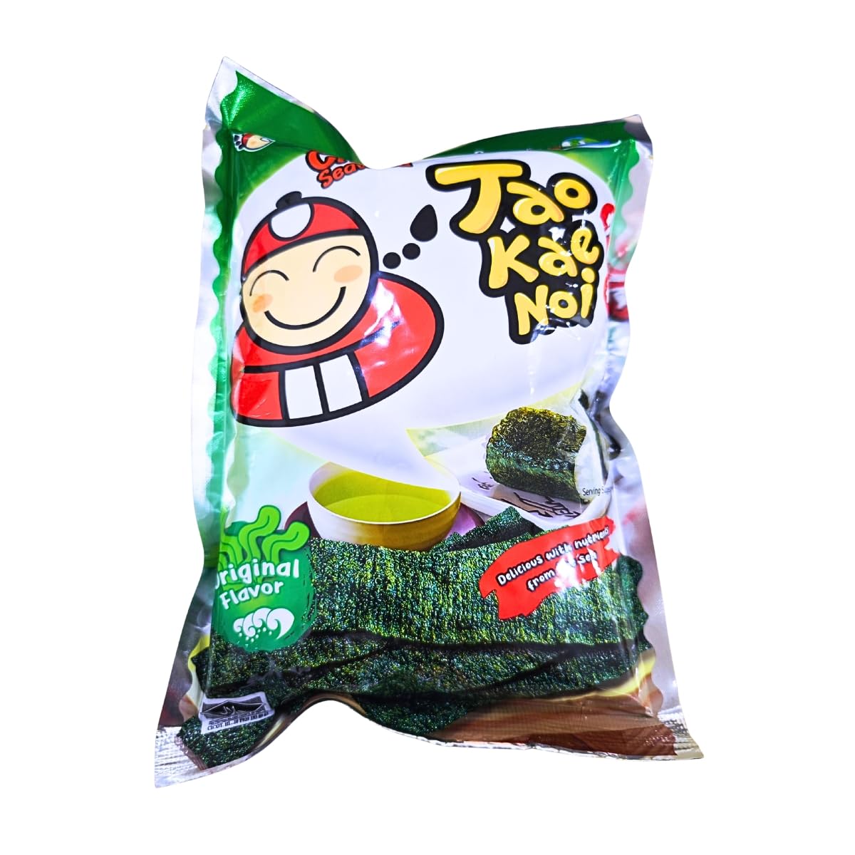 Tao Kae Noi Hi Crispy Seaweed Original Flavor, 1.41oz x 6packs