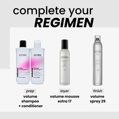 Kenra Professional Volume Spray 25 | Super Hold Finishing & Styling Hairspray | Flake-free & Fast-drying | Wind & Humidity Resistance | All Hair Types