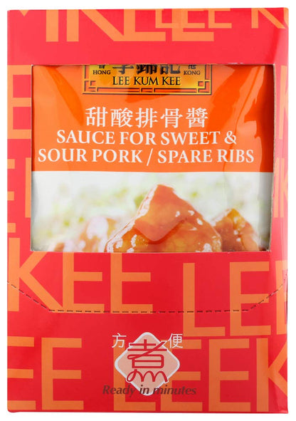 Lee Kum Kee Sauce For Sweet and Sour Pork and Spare Ribs, 2.8-Ounce Pouches (Pack of 12)