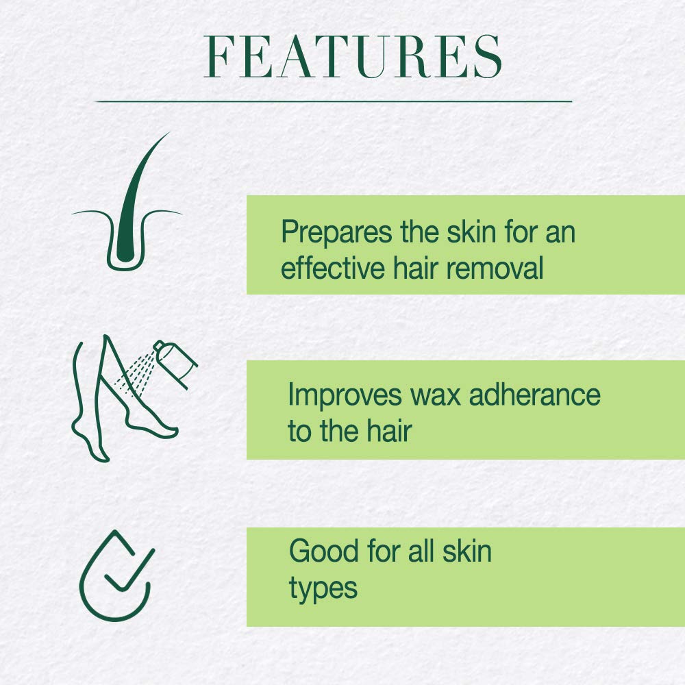 Clean + Easy Cleanse- Pre Wax Cleanser, Removes Any Traces of Oils and Make-Up Before Hair Removal, Essential Pre-Treatment for Effective Waxing, 16 Oz